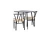 Imagine Polar Dining Table with Alfons Dining Chair