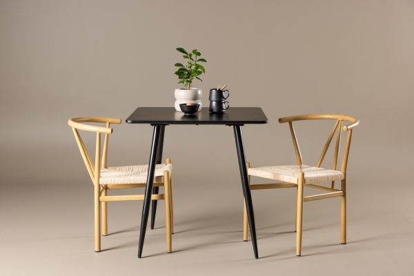 Imagine Polar Dining Table with Alfons Dining Chair