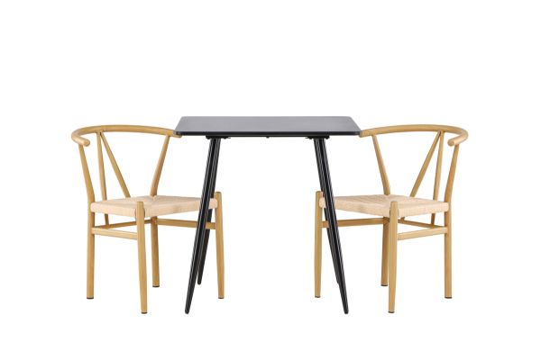 Imagine Polar Dining Table with Alfons Dining Chair