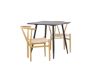 Imagine Polar Dining Table with Alfons Dining Chair