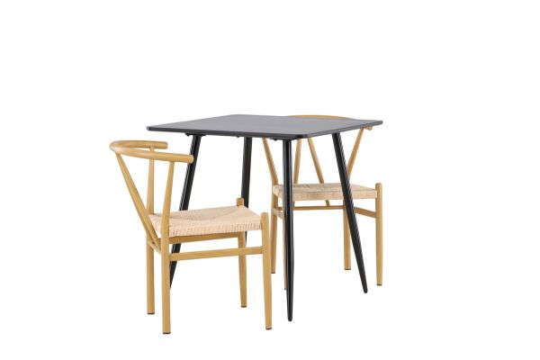 Imagine Polar Dining Table with Alfons Dining Chair