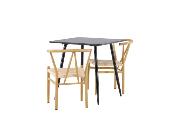 Imagine Polar Dining Table with Alfons Dining Chair