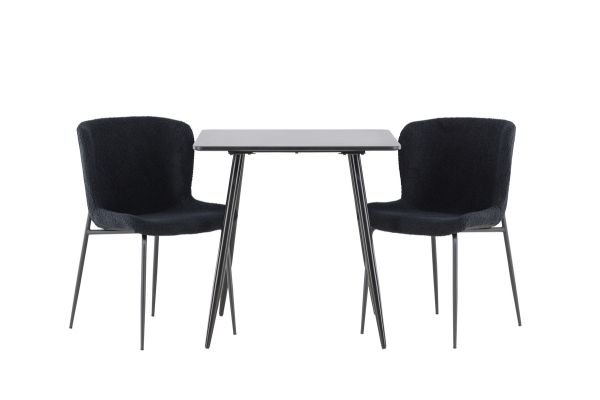 Imagine Polar Dining Table with Modesto Dining Chair