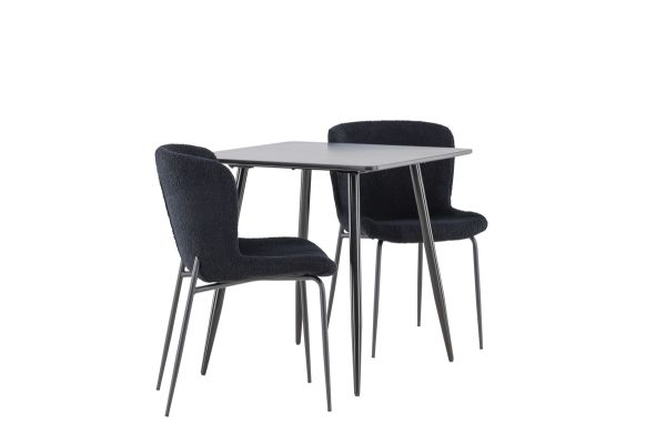 Imagine Polar Dining Table with Modesto Dining Chair