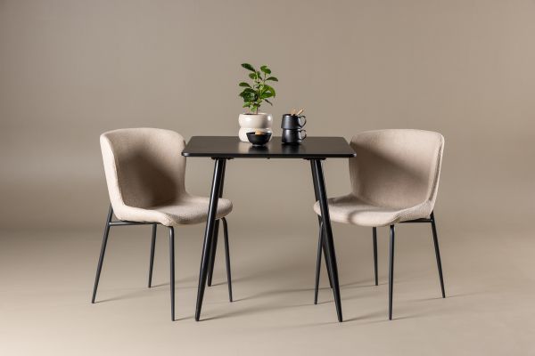 Imagine Polar Dining Table with Modesto Dining Chair