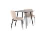 Imagine Polar Dining Table with Modesto Dining Chair