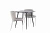 Imagine Polar Dining Table with Modesto Dining Chair