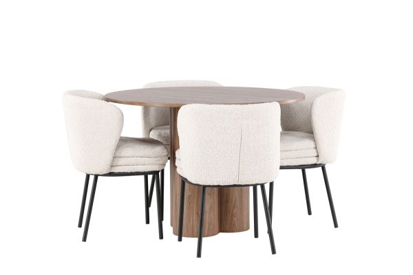 Imagine Olivia Dining Table with Agnes Dining Chair