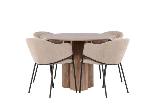 Imagine Olivia Dining Table with Evelina Dining Chair