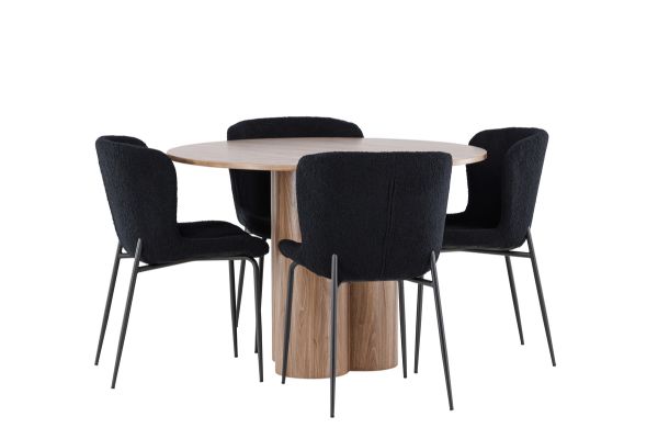 Imagine Olivia Dining Table with Modesto Dining Chair