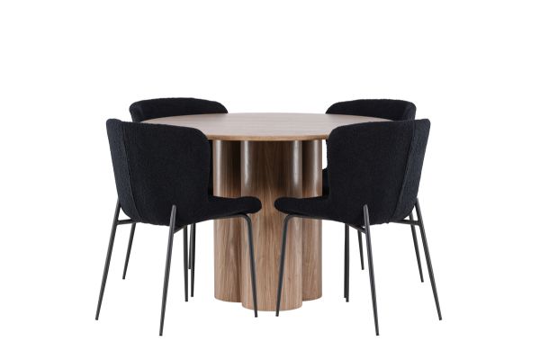 Imagine Olivia Dining Table with Modesto Dining Chair