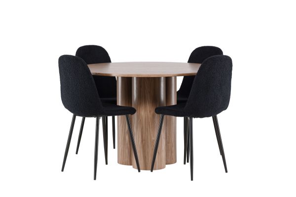 Imagine Olivia Dining Table with Polar Dining Chair