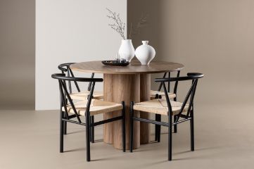 Imagine Olivia Dining Table with Alfons Dining Chair