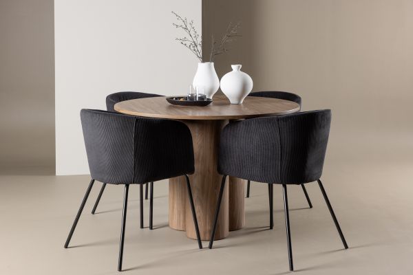 Imagine Olivia Dining Table with Berit Dining Chair