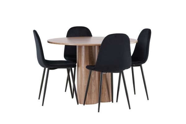 Imagine Olivia Dining Table with Polar Dining Chair