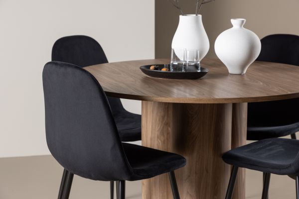 Imagine Olivia Dining Table with Polar Dining Chair