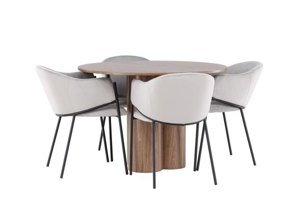 Imagine Olivia Dining Table with Evelina Dining Chair