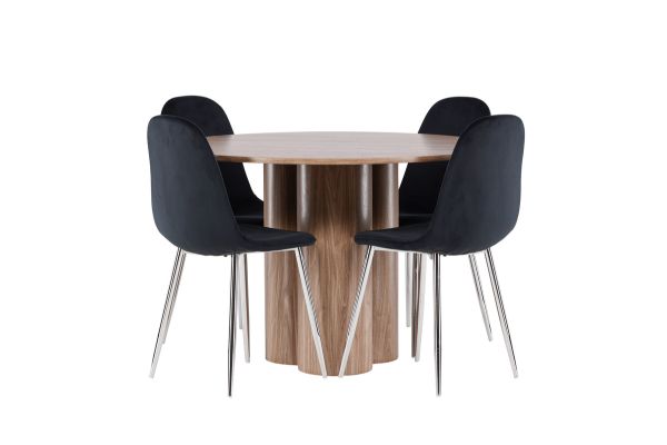 Imagine Olivia Dining Table with Polar Dining Chair