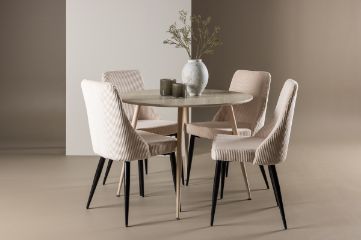 Imagine Plaza Dining Table with Leone Dining Chair