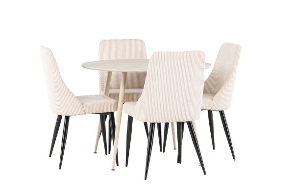 Imagine Plaza Dining Table with Leone Dining Chair