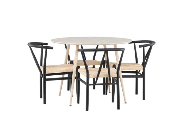 Imagine Plaza Dining Table with Alfons Dining Chair