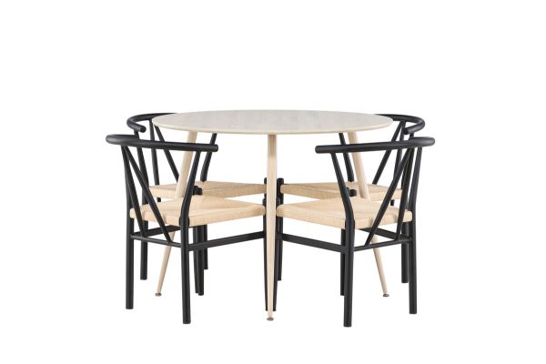 Imagine Plaza Dining Table with Alfons Dining Chair