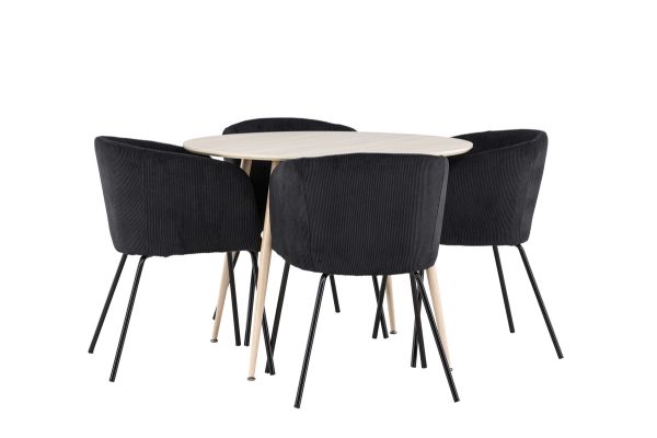 Imagine Plaza Dining Table with Berit Dining Chair