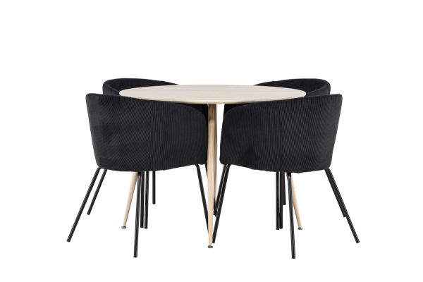 Imagine Plaza Dining Table with Berit Dining Chair