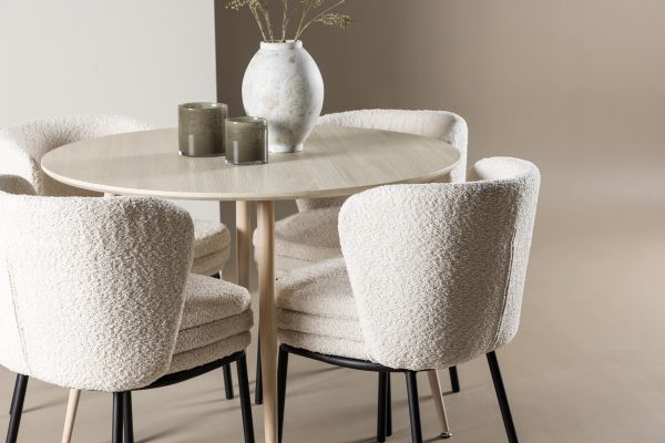 Imagine Plaza Dining Table with Agnes Dining Chair