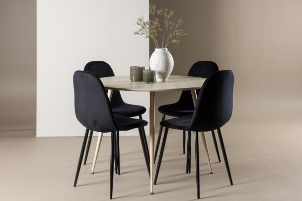 Imagine Plaza Dining Table with Polar Dining Chair