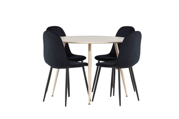 Imagine Plaza Dining Table with Polar Dining Chair