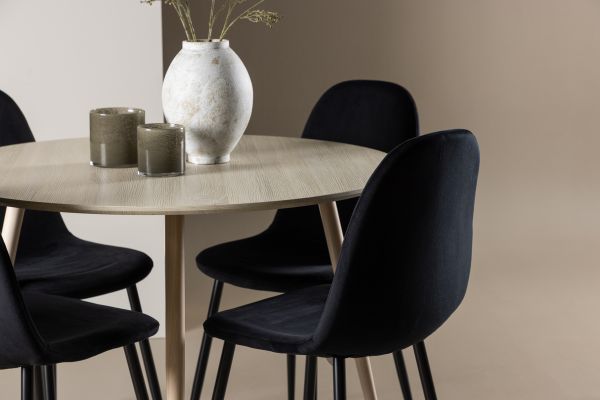 Imagine Plaza Dining Table with Polar Dining Chair