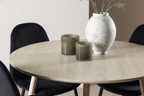 Imagine Plaza Dining Table with Polar Dining Chair