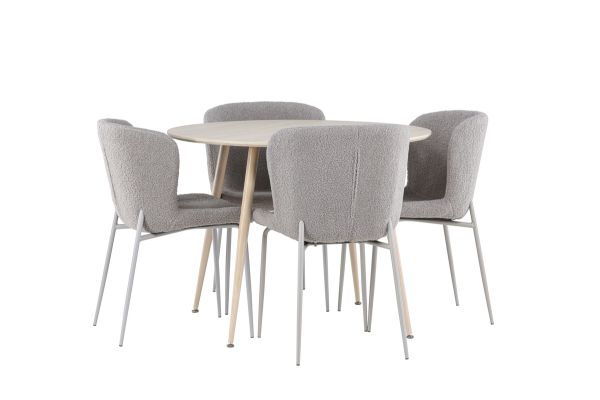 Imagine Plaza Dining Table with Modesto Dining Chair