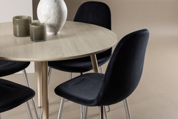 Imagine Plaza Dining Table with Polar Dining Chair