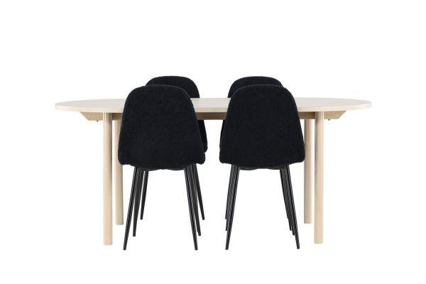 Imagine Andy Dining Table with Polar Dining Chair