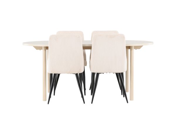 Imagine Andy Dining Table with Leone Dining Chair