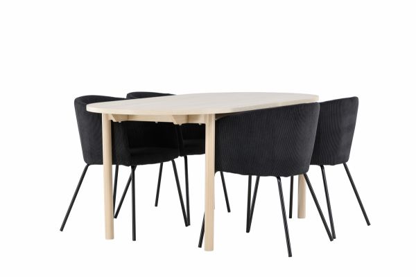 Imagine Andy Dining Table with Berit Dining Chair