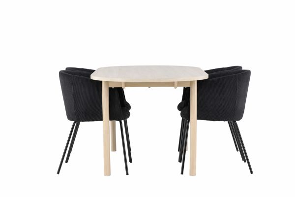 Imagine Andy Dining Table with Berit Dining Chair