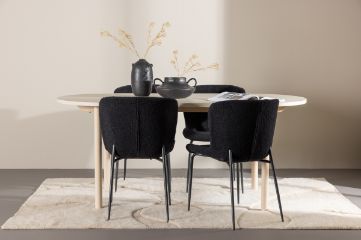 Imagine Andy Dining Table with Modesto Dining Chair