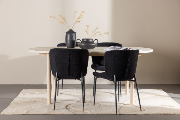 Imagine Andy Dining Table with Modesto Dining Chair