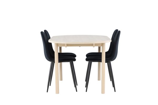 Imagine Andy Dining Table with Polar Dining Chair