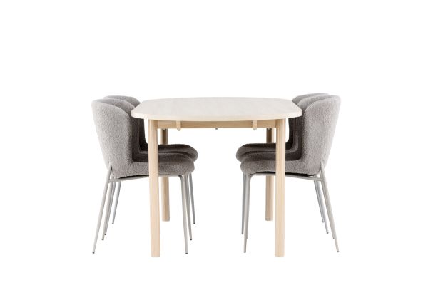 Imagine Andy Dining Table with Modesto Dining Chair