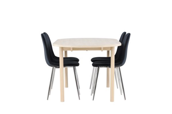 Imagine Andy Dining Table with Polar Dining Chair