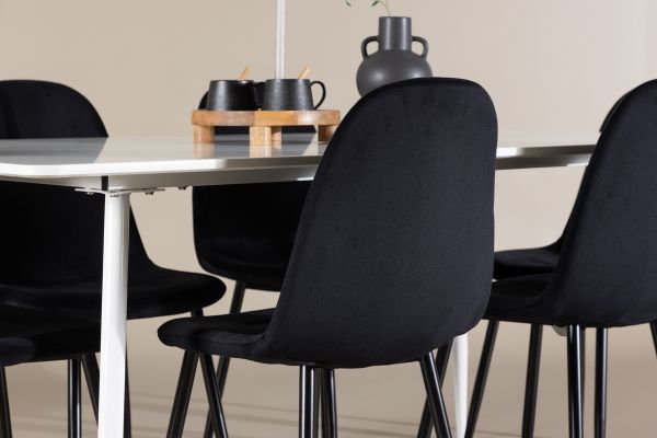 Imagine Silar Dining Table with Polar Dining Chair