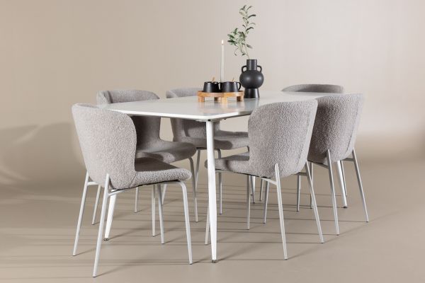 Imagine Silar Dining Table with Modesto Dining Chair