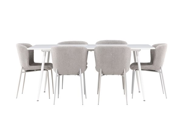 Imagine Silar Dining Table with Modesto Dining Chair