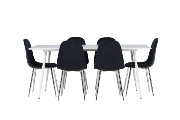 Imagine Silar Dining Table with Polar Dining Chair