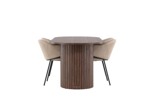 Imagine Härön Dining Table with Evelina Dining Chair