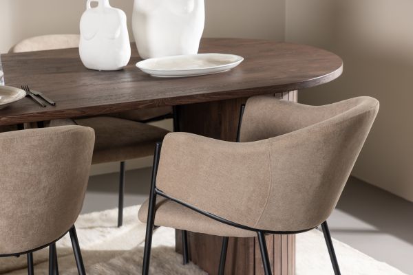 Imagine Härön Dining Table with Evelina Dining Chair